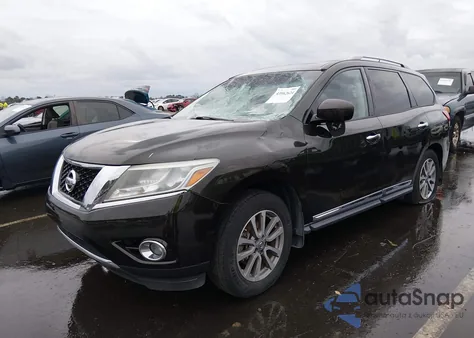 2015 Nissan Pathfinder Sl z USA, uszkodzony, nr VIN 5N1AR2MMXFC719276
